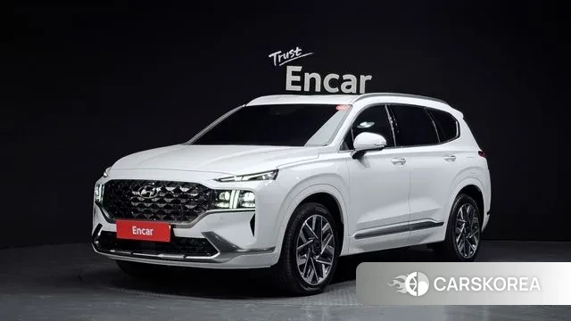 Hyundai The New Santa Fe 2023 Белый из Кореи