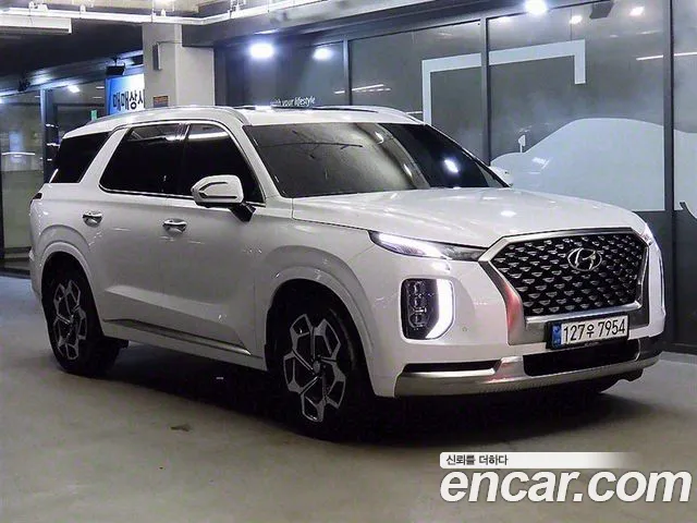 Hyundai Palisade 2021 Белый из Кореи