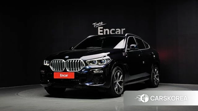 BMW X6 (G06) 2021 Черный из Кореи