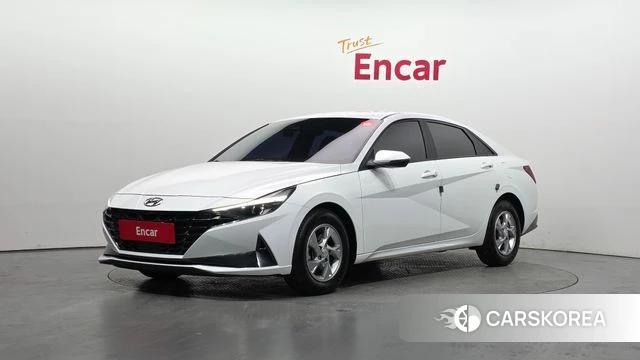 Hyundai Avante (CN7) 2020 Белый из Кореи