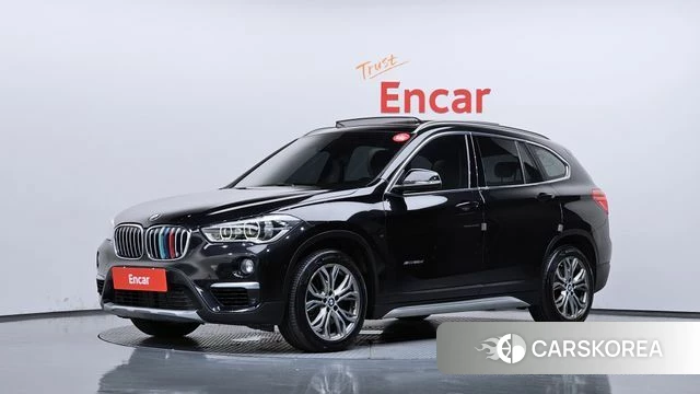 BMW X1 (F48) 2018 Черный из Кореи