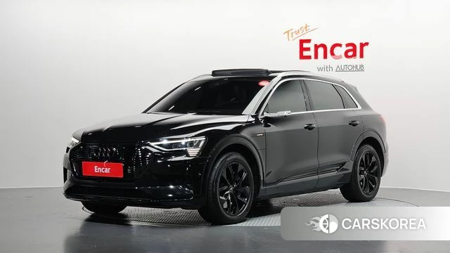 Audi e-Tron 2020 Черный из Кореи