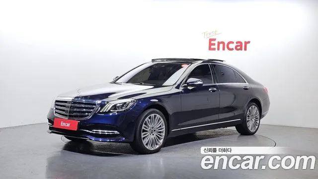 Mercedes-Benz S-Class W222 2019 Синий из Кореи