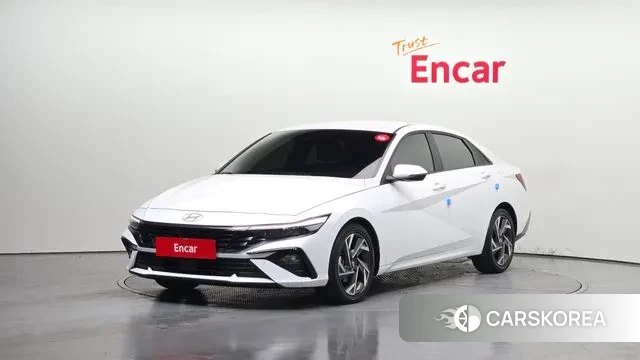 Hyundai The New Avante (CN7) 2024 Белый из Кореи