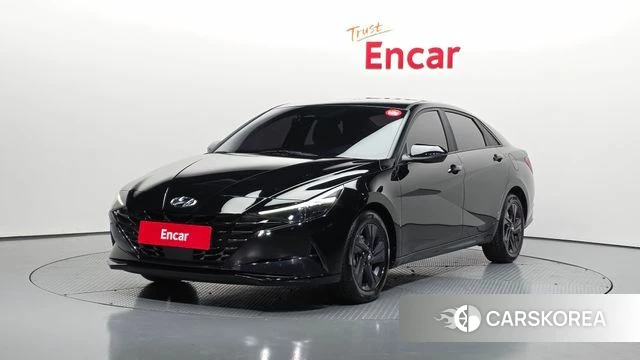 Hyundai Avante (CN7) 2022 Черный из Кореи