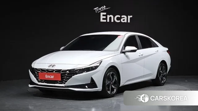 Hyundai Avante (CN7) 2022 Белый из Кореи