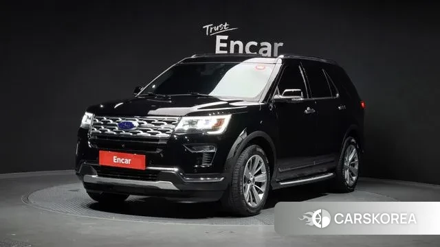 Ford Explorer 2018 Черный из Кореи