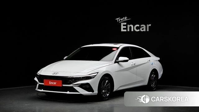 Hyundai The New Avante (CN7) 2025 Белый из Кореи