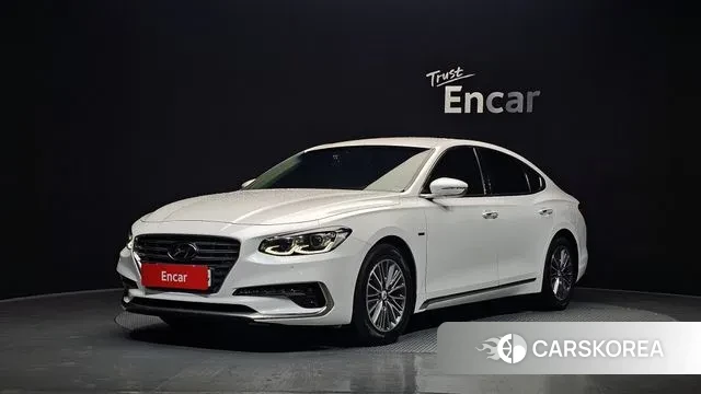 Hyundai Grandeur IG Hybrid 2018 Белый из Кореи