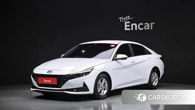 Hyundai Avante (CN7) 2021 Белый из Кореи
