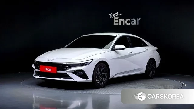 Hyundai The New Avante (CN7) 2025 Белый из Кореи