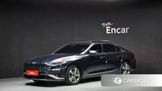 Kia K8 Hybrid 2023 Синий из Кореи