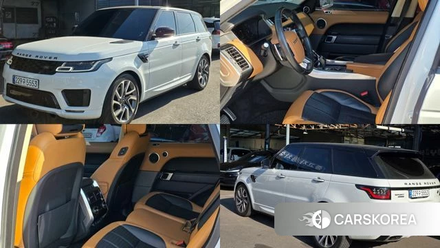 Land Rover Range Rover Sport 2nd Generation 2018 Белый из Кореи