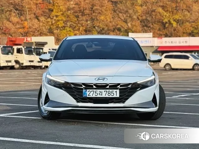 Hyundai Avante (CN7) 2020 Белый из Кореи