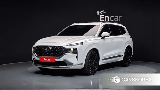 Hyundai The New Santa Fe 2023 Белый из Кореи