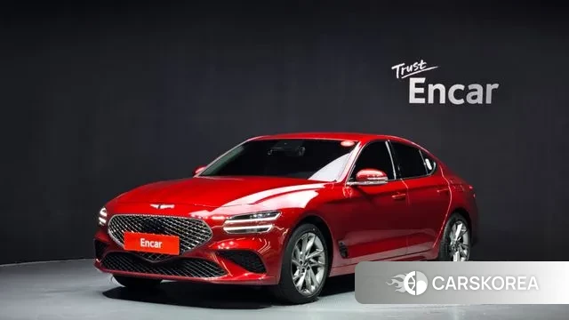 Genesis The New G70 2022 Красный из Кореи