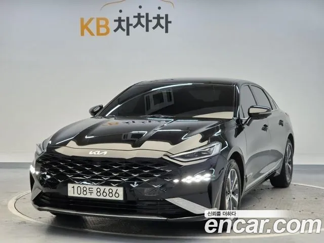 Kia K8 Hybrid 2021 Черный из Кореи