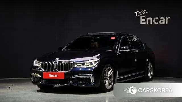 BMW 7 Series (G11) 2018 Черный из Кореи