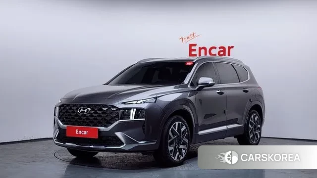 Hyundai The New Santa Fe 2021 Серый из Кореи