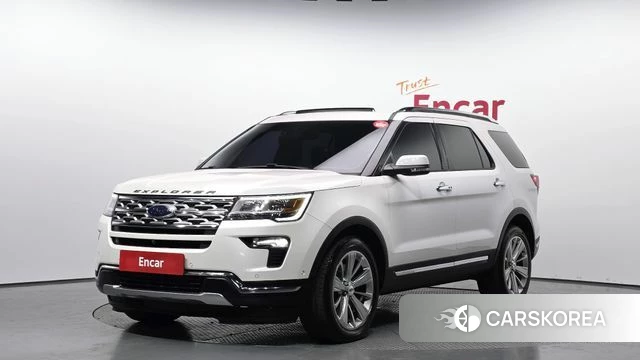 Ford Explorer 2018 Белый из Кореи