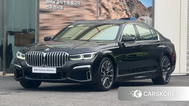 BMW 7 Series (G11) 2021 Черный из Кореи