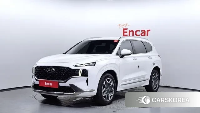 Hyundai The New Santa Fe 2021 Белый из Кореи