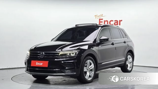 Volkswagen Tiguan second Generation 2020 Черный из Кореи
