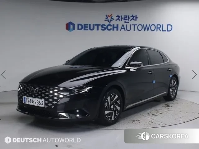Hyundai The New Grandeur IG Hybrid 2022 Черный из Кореи