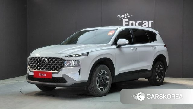 Hyundai The New Santa Fe 2023 Белый из Кореи
