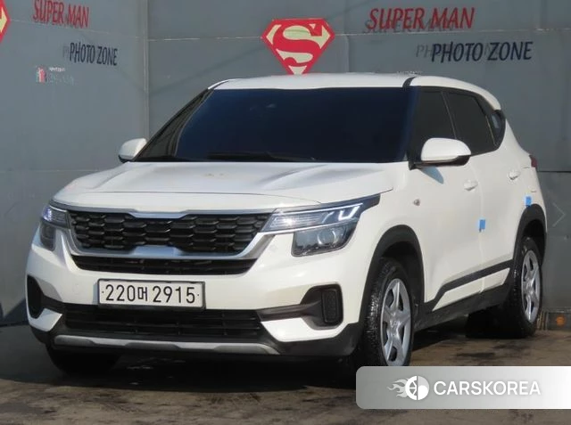 Kia Seltos 2021 Белый из Кореи