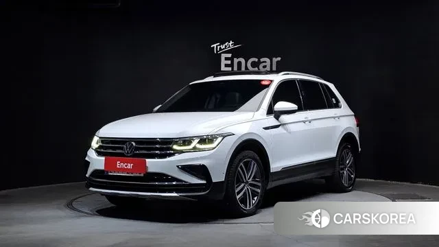 Volkswagen Tiguan second Generation 2022 Белый из Кореи