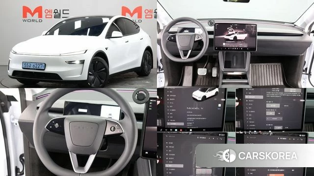 Tesla Model Y 2025 Белый из Кореи