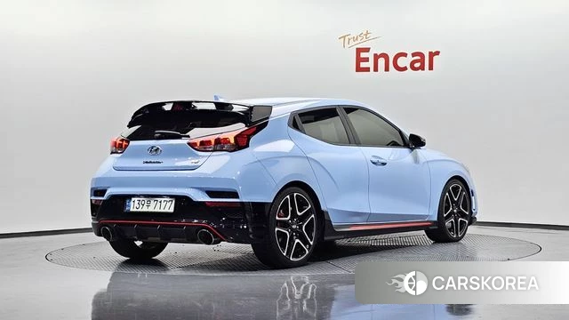 Hyundai Veloster (JS) 2022 Небесно-голубой из Кореи