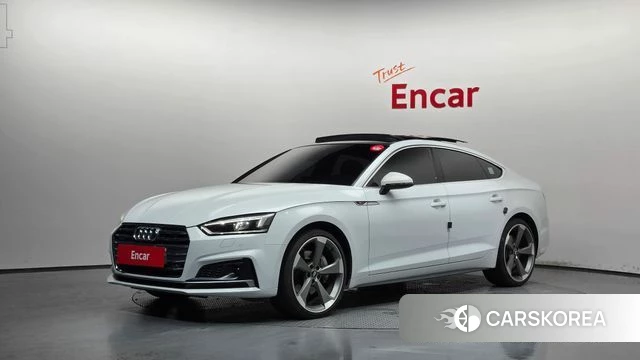 Audi A5 (F5) 2019 Белый из Кореи