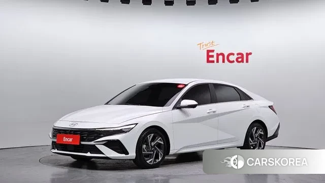 Hyundai The New Avante (CN7) 2023 Белый из Кореи