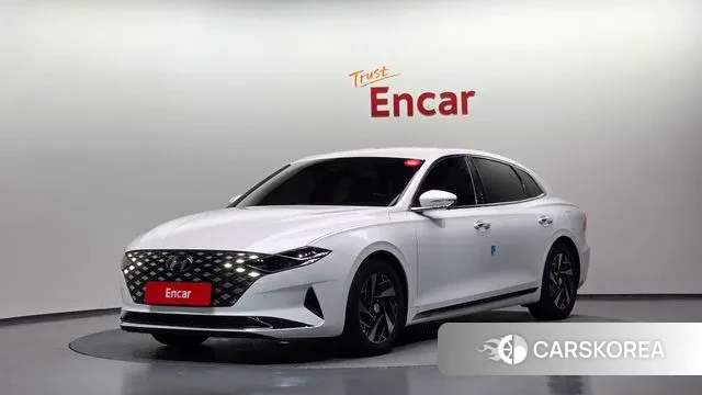 Hyundai The New Grandeur IG Hybrid 2021 Белый из Кореи