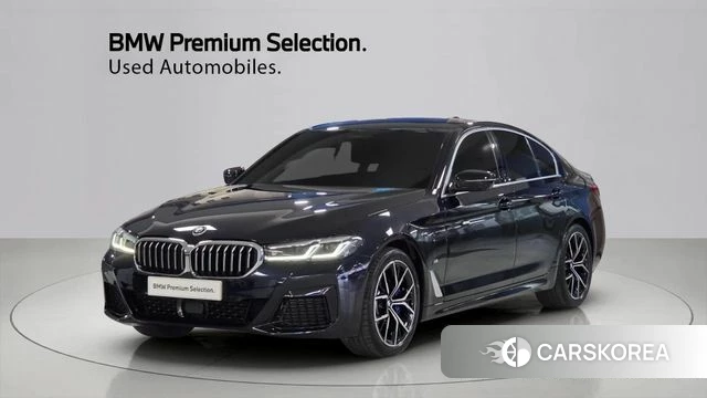 BMW 5 Series (G30) 2021 Синий из Кореи