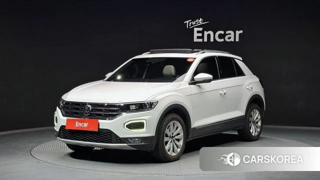 Volkswagen T-Roc 2021 Белый из Кореи