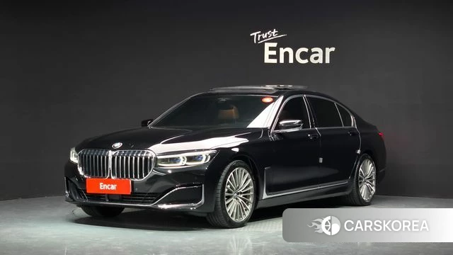 BMW 7 Series (G11) 2020 Черный из Кореи