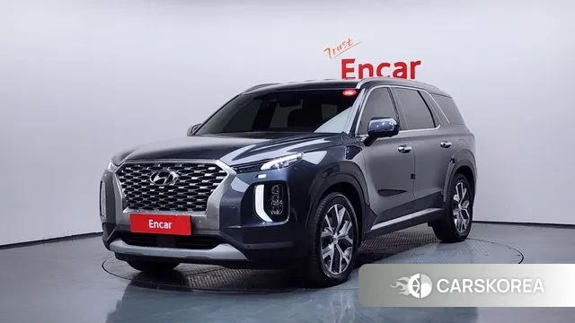 Hyundai Palisade 2021 Небесно-голубой из Кореи