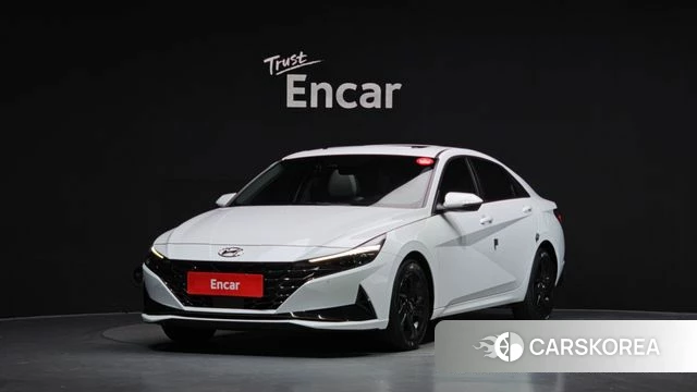 Hyundai Avante (CN7) 2022 Белый из Кореи