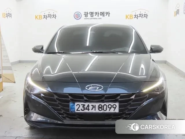 Hyundai Avante Hybrid (CN7) 2021 Серый из Кореи
