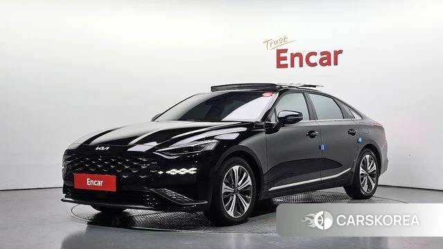 Kia K8 Hybrid 2021 Черный из Кореи