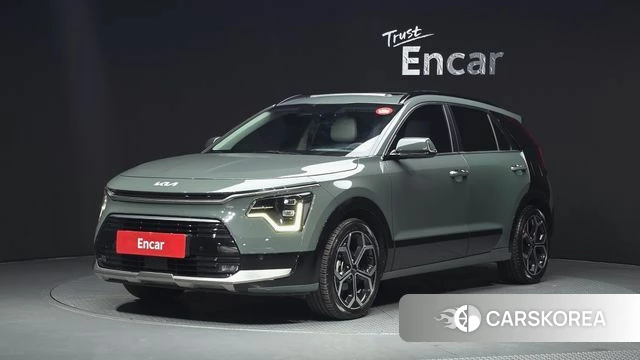 Kia Di Ol Nu Niro 2022 Зеленый из Кореи