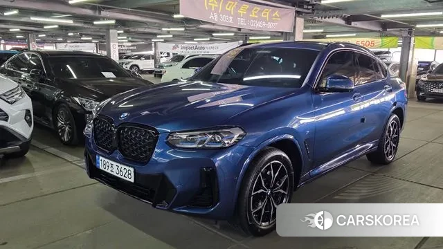BMW X4 (G02) 2023 Синий из Кореи