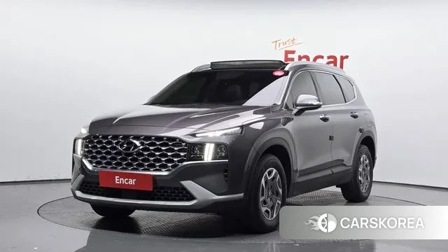 Hyundai The New Santa Fe 2021 Серый из Кореи
