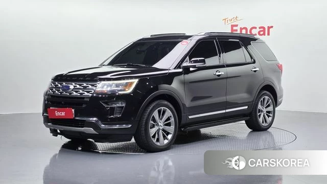 Ford Explorer 2019 Черный из Кореи