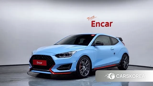 Hyundai Veloster (JS) 2021 Небесно-голубой из Кореи