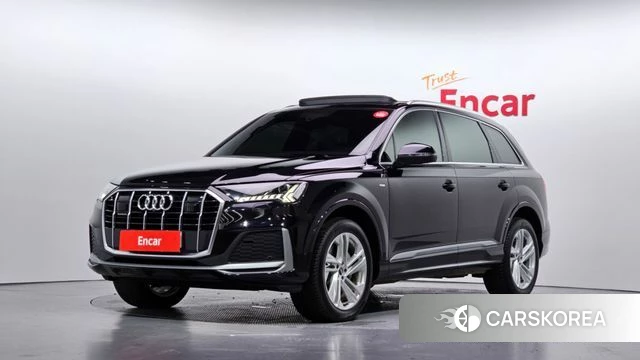 Audi Q7 (4M) 2021 Черный из Кореи