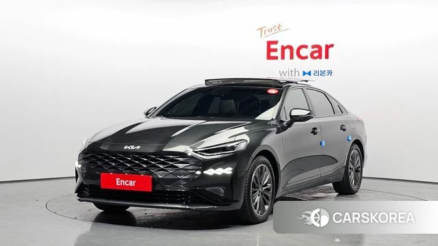 Kia K8 Hybrid 2023 Серый из Кореи
